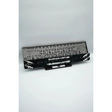 Pi Dekorasyon Keleşli Kişiye Özel Isimli Pleksi Araba Plakalığı