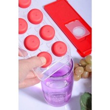 TE Dükkan Buğz Kapaklı Buz Kalıbı Yapışmaz - Bas Parmak Kolay Çıkar