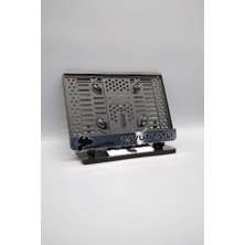 Pi Dekorasyon El Yazı Fontlu Racıng ve Instagram Gümüş Kişiye Özel Isimli Pleksi Motor Plakalığı