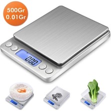 TE Dükkan Buğz Crown Dijital Göstergeli Kare Mutfak Terazi (3 Kg/0.1) ( Buğz )