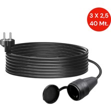 Sgs 3x2,5 Mm² 40 Metre Uzatma Kablo Tekli Dişi Priz – Elektrikli Çim Biçme Makinesi Için