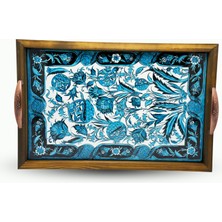 Porcelland 25X40 cm Deep Azure Tepsi