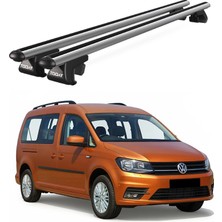 Today Auto Venüs Volkswagen Caddy Maxi Life 5d (2007-2015) Uyumlu Gri Ara Atkı Port Bagaj Tavan Barı