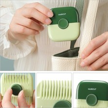 Evefix Pratik Kâkül Kesme ve Saç Inceltme Tarağı - Ayarlanabilir Jiletli Saç Kırık Temizleme Aparatı - Kompakt Seyahat Boy