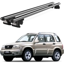 Today Auto Venüs Suzuki Grand Vitara 5d (1999-2005) Uyumlu Gri Ara Atkı Port Bagaj Tavan Barı