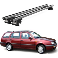 Today Auto Venüs Volkswagen Golf Iıı (1991-1999) Uyumlu Gri Ara Atkı Port Bagaj Tavan Barı