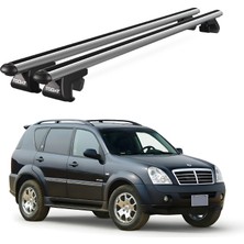 Today Auto Venüs Ssangyong Rexton Mkıı (2006-2012) Uyumlu Gri Ara Atkı Port Bagaj Tavan Barı