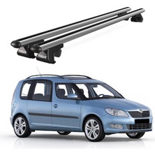 Today Auto Venüs Skoda Roomster Scout (2007-2015) Uyumlu Gri Ara Atkı Port Bagaj Tavan Barı