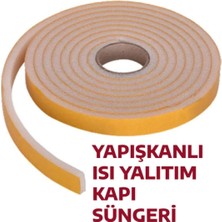 TE Dükkan Buğz 3 Metre Yapışkanlı Kapı Bandı Isı Yalıtım Süngeri