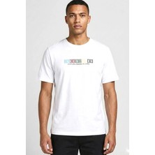 Jack & Jones Jack&jones 12297899 0 Yaka Erkek Tshirt - Beyaz