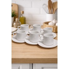 Köklü Züccaciye 6'lı Porselen Fincan Takımı