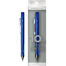 Tombow Versatil Kalem Mono Graph 0.5 Neutral Mavi Bls. (10.yıl) LV-T-DPA-164