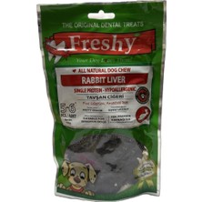 Freshy Natural Dental Tavşan Ciğeri Köpek Ödülü 120 gr