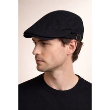 Külah Clean Form Flat Cap – Urban Graphite Tokalı Kasket