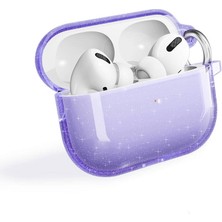 Gaappy Star Serisi Apple Airpods Pro 2.nesil Mor Airpods Kılıf