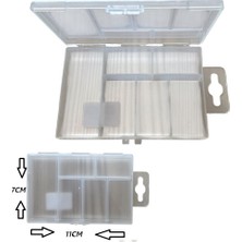 Captain 6 Göz Şeffaf  Iğne Jig Head Lrf Kutusu