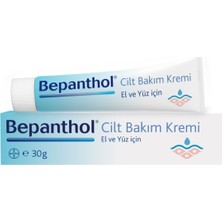 Bayer Bepanthol Cilt Bakım Kremi 30 gr _ Tüm Cilt Tiplerine Uygun, El ve Günlük Yüz Bakım