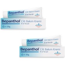 Bayer Bepanthol Yüz ve El Kremi Cilt Bakım Kremi Bepanten 30 gr x 2 Adet