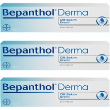 Bayer Bepanthol Derma Cilt Bakım Kremi 30 gr 3 Adet