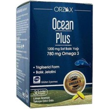 Orzax Ocean Plus 1200 Mg 30 Kapsül