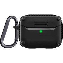 Gaappy Podguard Serisi Apple Airpods Pro 2.nesil Siyah Airpods Kılıf