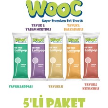 Wooc 5'li Kedi Lolipopu Farklı Lezzet