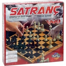 Kiddico Toys Ahşap Satranç Strateji ve Zeka Oyunu