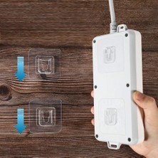 Moresun Buğz Geçmeli Klips Eşya Sabitleme Askısı 6lı Set