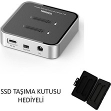 Codegen Çift M.2 Nvme SSD Disk Yuvalı USB 3.1 Type-C Dock Istasyonu CDG-DOC-212