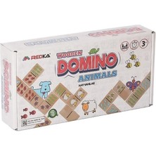 Kiddico Toys Ahşap Domino Hayvanlar