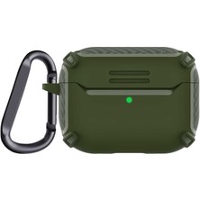 Gaappy Podguard Serisi Apple Airpods Pro 2.nesil Koyu Yeşil Airpods Kılıf