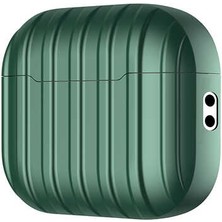 Gaappy Suitcase Serisi Apple Airpods Pro 2.nesil Koyu Yeşil Airpods Kılıf
