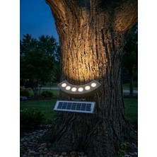 Gaman Güneş Enerjili Su Geçirmez Dış Mekan Ağaç Spotu 6 Ledli Solar Bahçe Dekoru Sütun Aydınlatma