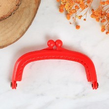 Loren Plastik Cüzdan Klipsi-Kırmızı