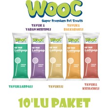 Wooc 10'lu Kedi Lolipopu Farklı Lezzet