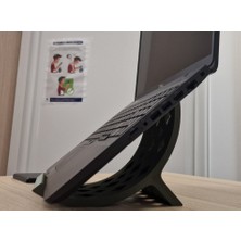 Endüstriyel Tasarım Premium Laptop Standı – Ultra Sağlam & Havalandırma Kanallı 💻