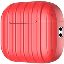 Gaappy Suitcase Serisi Apple Airpods Pro 2.nesil Kırmızı Airpods Kılıf