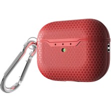 Gaappy Honeycomb Serisi Apple Airpods Pro 2.nesil Kırmızı Airpods Kılıf