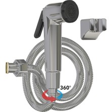 Mega Krom Paslanmaz Spiralli Taharetmatik Takımı 1,20M