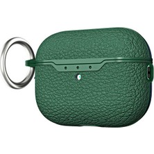 Gaappy Muby Serisi Apple Airpods Pro 2.nesil Koyu Yeşil Airpods Kılıf