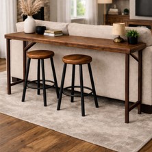 Woody Moda Masif Ahşap Bar & Dresuar Koltuk Arkası 150 cm ( Taburesiz )