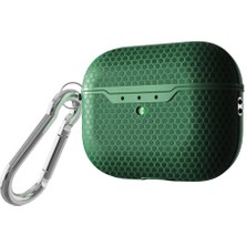 Gaappy Honeycomb Serisi Apple Airpods Pro 2.nesil Koyu Yeşil Airpods Kılıf