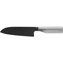 Wmf Ultimate Black Santoku Bıçağı 32 Cm, Almanya'da Üretilmiştir, Mutfak Bıçağı, Elmas Kesim, Bıçak 18,5 Cm, Güvenli Parmak Koruması, Ergonomik Sap