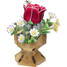 Cubic Fun Gül Buketi 3D Puzzle W3301H