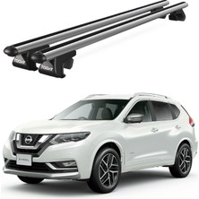 Today Auto Venüs Nissan X-Trail (2014-2022) Uyumlu Gri Ara Atkı Port Bagaj Tavan Barı