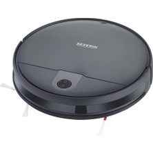 Severin Severın Uzaktan Kumandalı Robot Elektrikli Süpürge, Sert Zeminler ve Halılar Için Güçlü Elektrikli Süpürge Robotu, Adım Algılamalı ve Jiroskop Navigasyonlu Temizlik Robotu, Platin Grisi, Rb 7026