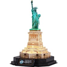 Cubic Fun Özgürlük Heykeli 3D Puzzle (Led Işıklı) L536H