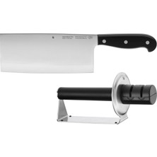 Wmf Üst Sınıf Plus Asya Bıçak Seti 2 Parça, Almanya'da Üretilmiştir, 1 Dövme Bıçak, Bıçak Bileyici, Performans Kesimi, Özel Bıçak Çeliği