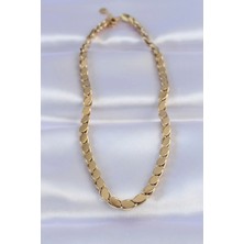 Moresun Buğz 316L Çelik Gold Renk Arpa Model Kolye - Buğz