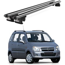 Today Auto Venüs Opel Agila (2000-2008) Uyumlu Gri Ara Atkı Port Bagaj Tavan Barı